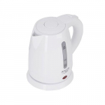 Teapot Adler  Kettle AD 1272 Electric, 1600 W, 1 L, Stainless steel/Polypropylene, 360&deg; rotational base, White