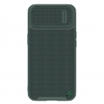 Back panel cover Nillkin  Nillkin Textured S Case iPhone 14 Pro Max armored cover with camera cover dark green