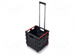 Hand truck | 396x370x960mm | black | folding | CART T | 25kg