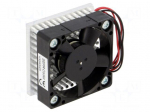 Fan: DC | axial | 5VDC | 40x40x20mm | 25dBA | ball | 5800rpm | chip cooling