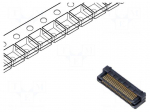Connector: PCB to PCB | socket | hermaphrodite | PIN: 60 | LSHM | 2A | SMT