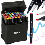 RoGer Double-sided alcohol markers 48pcs.