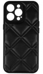 Back panel cover iLike Samsung GALAXY A14 4G LEATHER 3D CASE Black