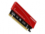 AXAGON PCI-Express x16 internal adapter to connect an NVMe M.2 SSD to a desktop | PCEM2-S