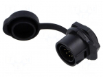 Connector: circular | socket | size 20 | 02 | male | PIN: 9 | 250V | 5A | IP67