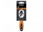 Wrench: rattle | 1/4" | with switch | 105mm | screwdriver bits