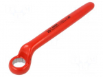 Wrench: ring | insulated,single sided,bent | 28mm | L: 280mm