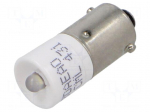 LED lamp | white | BA9S | 28VDC | 28VAC | No.of diodes: 1 | 04