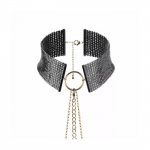 Necklace BIJOUX Collar D&Eacute;SIR M&Eacute;TALLIQUE D-196921 Black &mdash; metal choker, adjustable fit