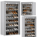 Tooted koju ja aeda // &Otilde;ues | Aiam&ouml;&ouml;bel // Stojak 8-Poziomowy Na Buty Organizer Szafa Osłona Pyłoszczelna Szara