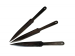 Sports throwing knives KAL22 LIDER 3pcs black