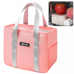 Torba Termiczna Izolacyjna Śniadaniowa Lunch Bag R&oacute;żowa 24cm