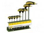 Wrench: hex key-set | Kind of handle: T | 8pcs.
