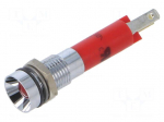 Indicator: LED | recessed | red | 24VDC | &Oslash;8mm | 17 | connectors | &Oslash;LED: 5mm