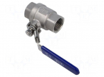 Ball valve | max.65bar@<100&deg;C | 1.4408 stainless steel | G316