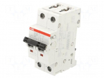 Circuit breaker | 400VAC | 400VDC | Inom: 16A | Poles: 2 | Charact: K