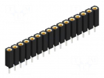 Connector: pin strips | socket | female | PIN: 16 | THT | 3A | 150V | BL 5