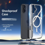 Back panel cover Dux Ducis - DUX DUCIS case CLIN MAG compatible with MagSafe for IPHONE 16 transparent