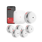 FS61 Smoke Detector Kits: 6x XS01-M & 1x SBS50 X-Sense