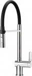 Kitchen faucet with flexible spout - 2 streams