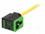 Valve connector | plug | Type: BI | PIN: 3 | 11mm | 4A | female | 24VDC | IP65