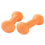 Tunturi Neopreen Dumbbells 1kg, Orange, Pair