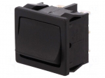 ROCKER | DPDT | Pos: 2 | ON-ON | 10A/250VAC | black | IP40 | none | 100m&Omega;