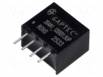 Converter: DC/DC | 3W | Uin: 12VDC | Uout: 5VDC | Iout: 600mA | SIP4 | THT