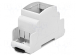 Enclosure: for DIN rail mounting | No.of mod: 2
