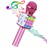 Microphone Bemi  M85 Karaoke Kids & Adult Fun Effect Microphone with Speakers & Recodr Micro SD USB Bluetooth