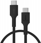 Cable Green Cell PowerFlex Fast Charging USB Type-C Male - USB Type-C Male 100W Black 0.3m