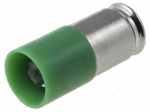 LED lamp | green | S5,7s | 28VDC | 28VAC | No.of diodes: 1