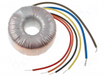 Transformer: toroidal | 15VA | 230VAC | 15V | 15V | 0.5A | 0.5A | 0.31kg