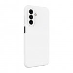 Back panel cover Evelatus Samsung Galaxy A17 Premium Magnetic Soft Touch Silicone Case White