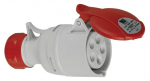 Power socket mobile , quick-fit connection 3P+N+E 16A IP44