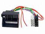 Adapter | Mercedes | ISO | Factory radio receiver: Audio 20