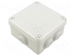 Enclosure: junction box | X: 121mm | Y: 121mm | Z: 60mm | plastic | IP55