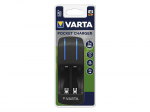 Patareisid, akusid ja laadijaid // Akulaadija AA, AAA, Li-Ion, C, D // 75-472# Ładowarka mini+2xaa 2100mah varta biała`