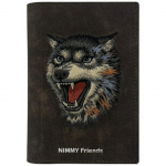 Other goods Nimmy  Nimmy Raptor Wolf Passport/Wallet Case - Brown