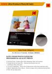 Kodak Ultra Premium Photo Paper 280g Satin 13 x 18 cm 20 Sheets