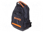 Backpack | tool case | orange-black | polyester | 335x560x190mm | 20kg