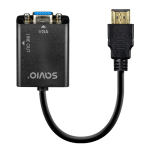 Adapter Savio HDMI Male - VGA Female + audio 1080P