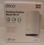 SALE OUT. TP-LINK Deco X50-Outdoor AX3000 Outdoor Whole Home Mesh WiFi 6 Unit | SALE OUT. TP-LINK AX3000 Outdoor Whole Home Mesh WiFi 6 Unit | Deco X50-Outdoor | 802.11ax | 10/100/1000 Mbit/s | Ethernet LAN (RJ-45) ports 2 | Mesh Support Ye