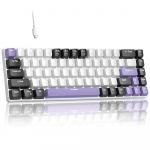 Magegee MK-BOX Black-White & Purple, Blue Lighting, Red Switch, US