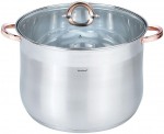 T&ouml;&ouml;riistad ja m&otilde;&otilde;teseadmed // Uued tooted t&ouml;&ouml;riistade, tarvikute kategoorias // Garnek stalowy z pokrywą, 22.4l, śr.34cm, klausberg, kb-7798