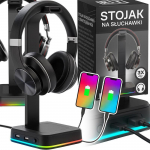 S&uuml;learvutid, s&uuml;learvutid, tarvikud // S&uuml;learvuti tarvikud // Stojak uchwyt na słuchawki oświetlenie rgb hub usb