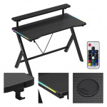 Huzaro Hero 1.9 RGB Gaming Desk Black