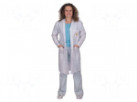 Coat | ESD,unisex | white | XL | cotton,polyester,conductive fibers