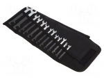 Wrench: flat-set | double-sided,bent | 13pcs.