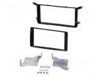 Radio frame | Mitsubishi | 2 DIN | black
